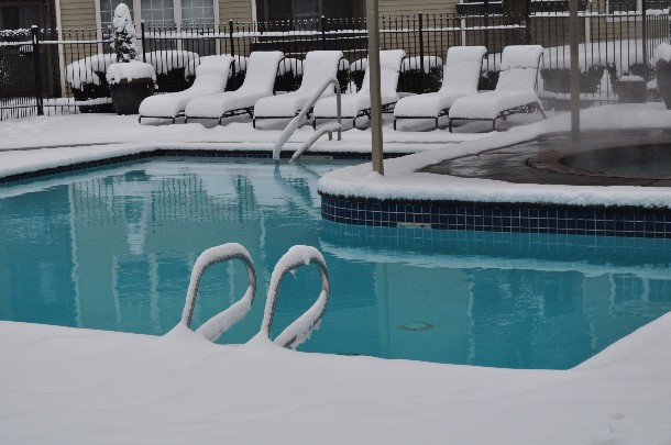 Chiusura invernale della piscina