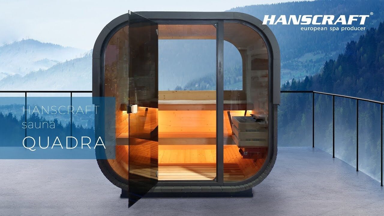 Sauna Quadra X Thermowood by Hanscraft